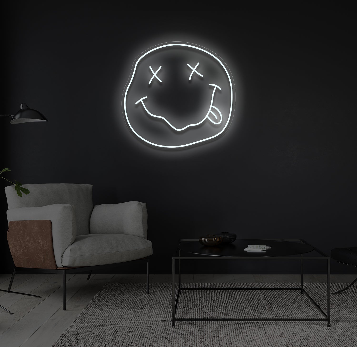 "High Smiley" LED neonskilt