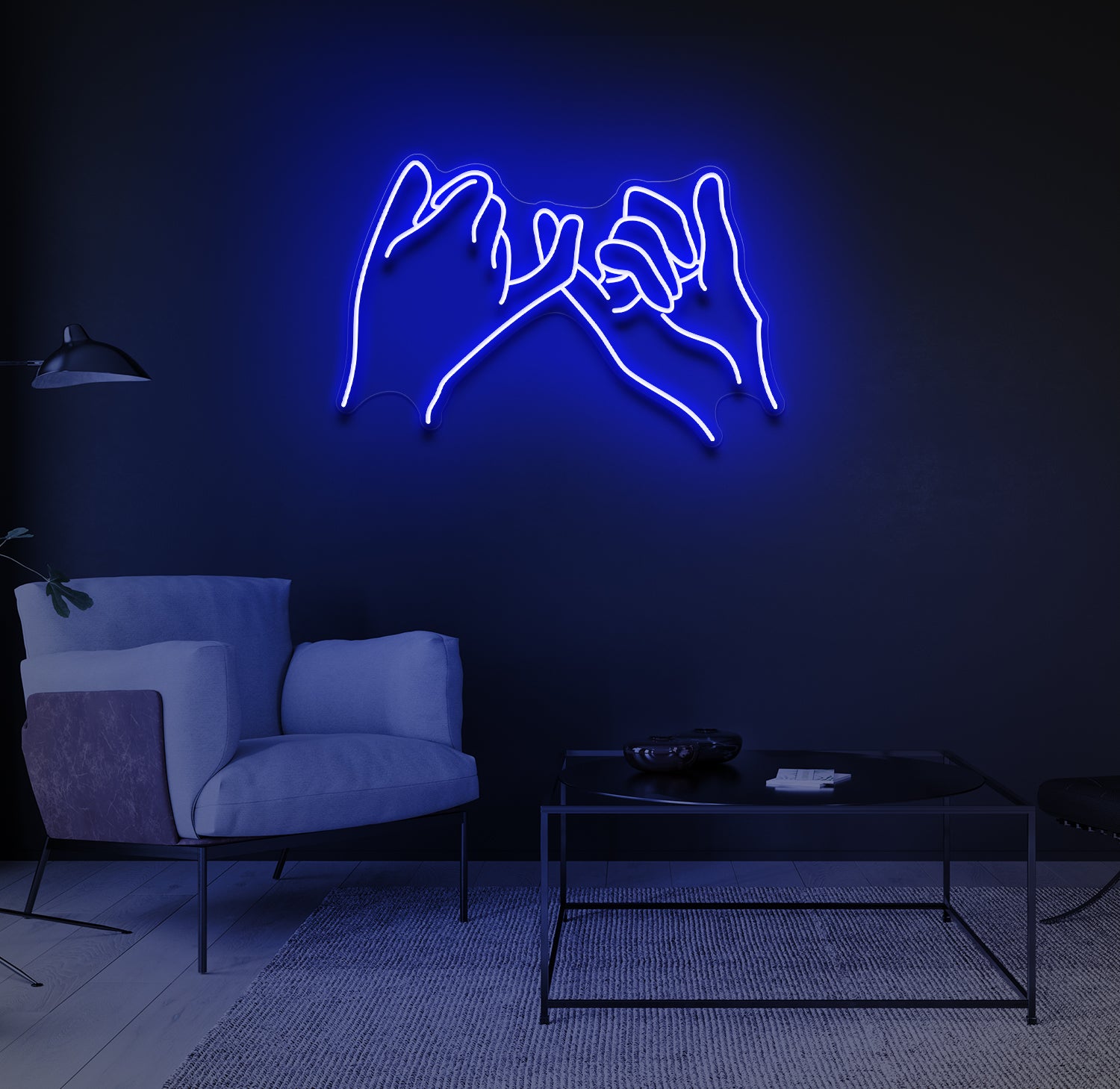 "Pinky Promise" LED neonskilt