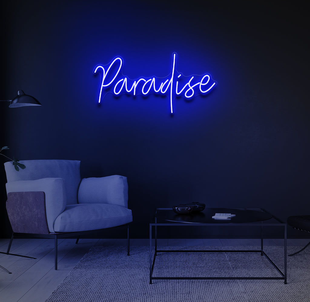 "Paradise" LED neonskilt