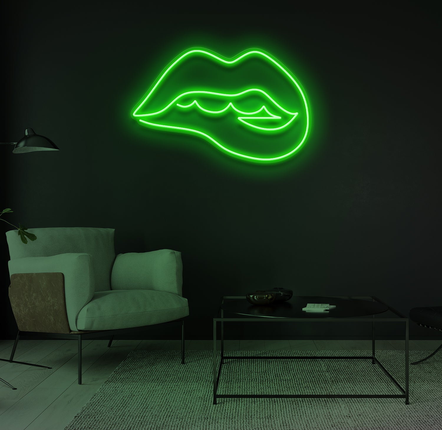 "Lips" LED neonskilt