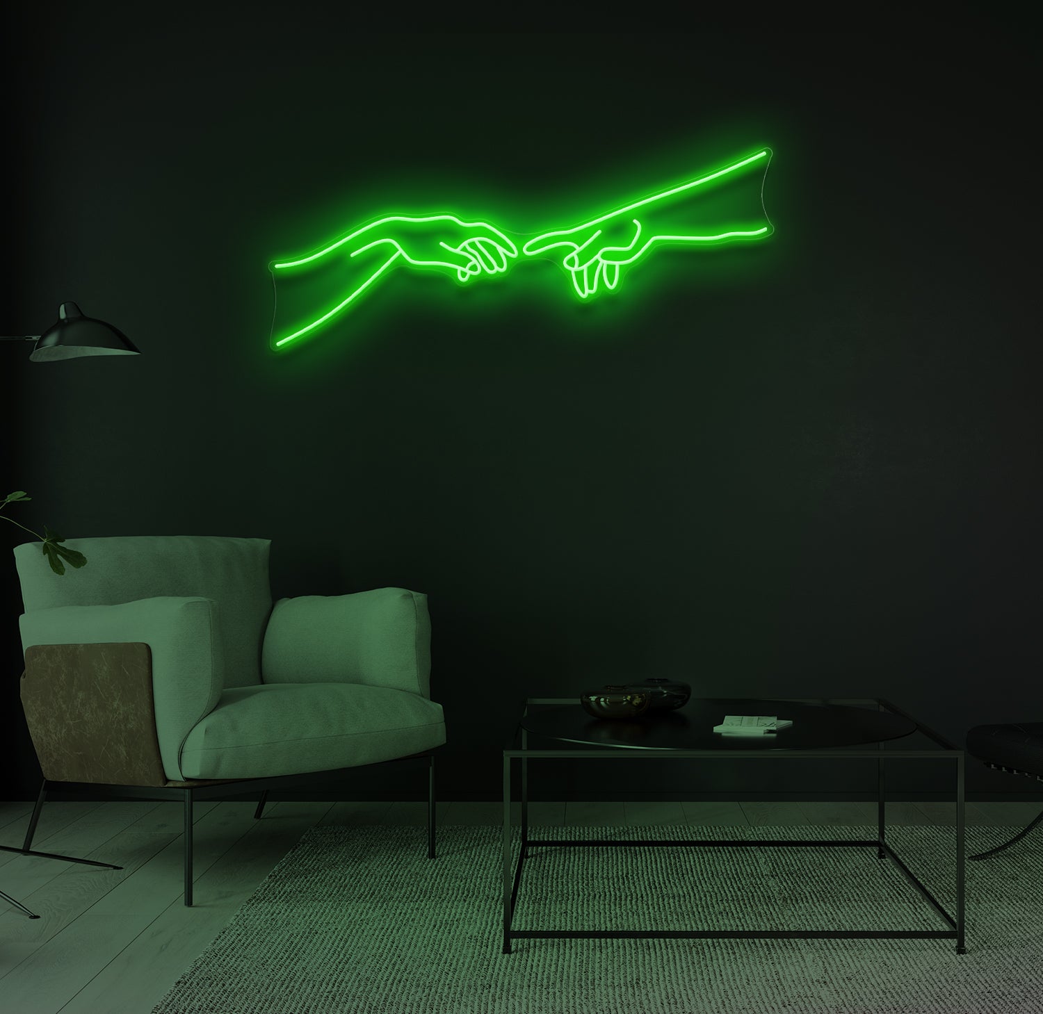 "Two Hands" LED neonskilt