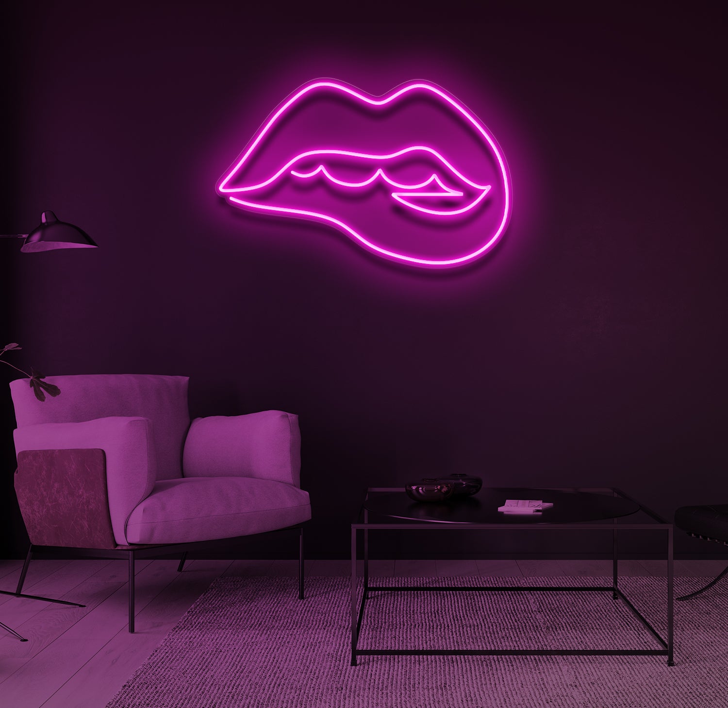"Lips" LED neonskilt
