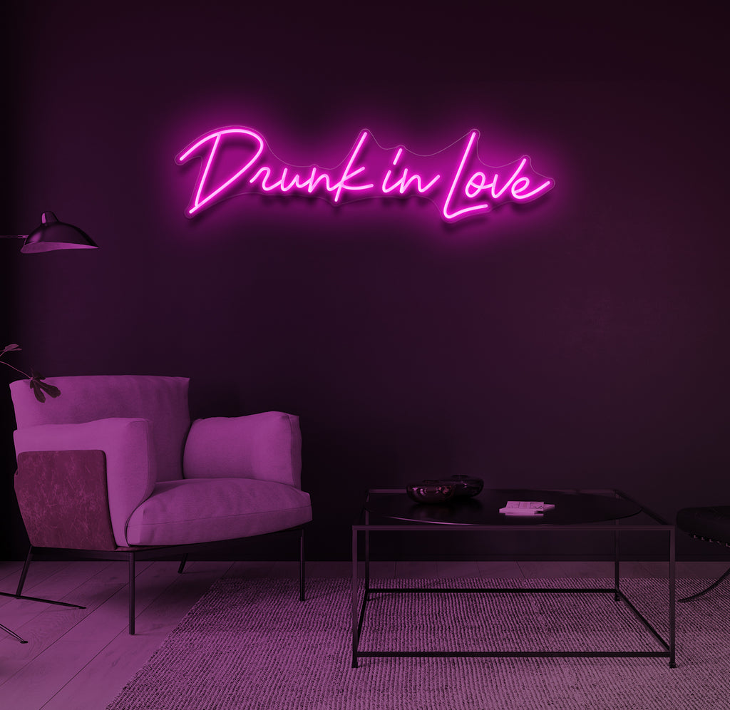 "Drunk in Love" LED neonskilt