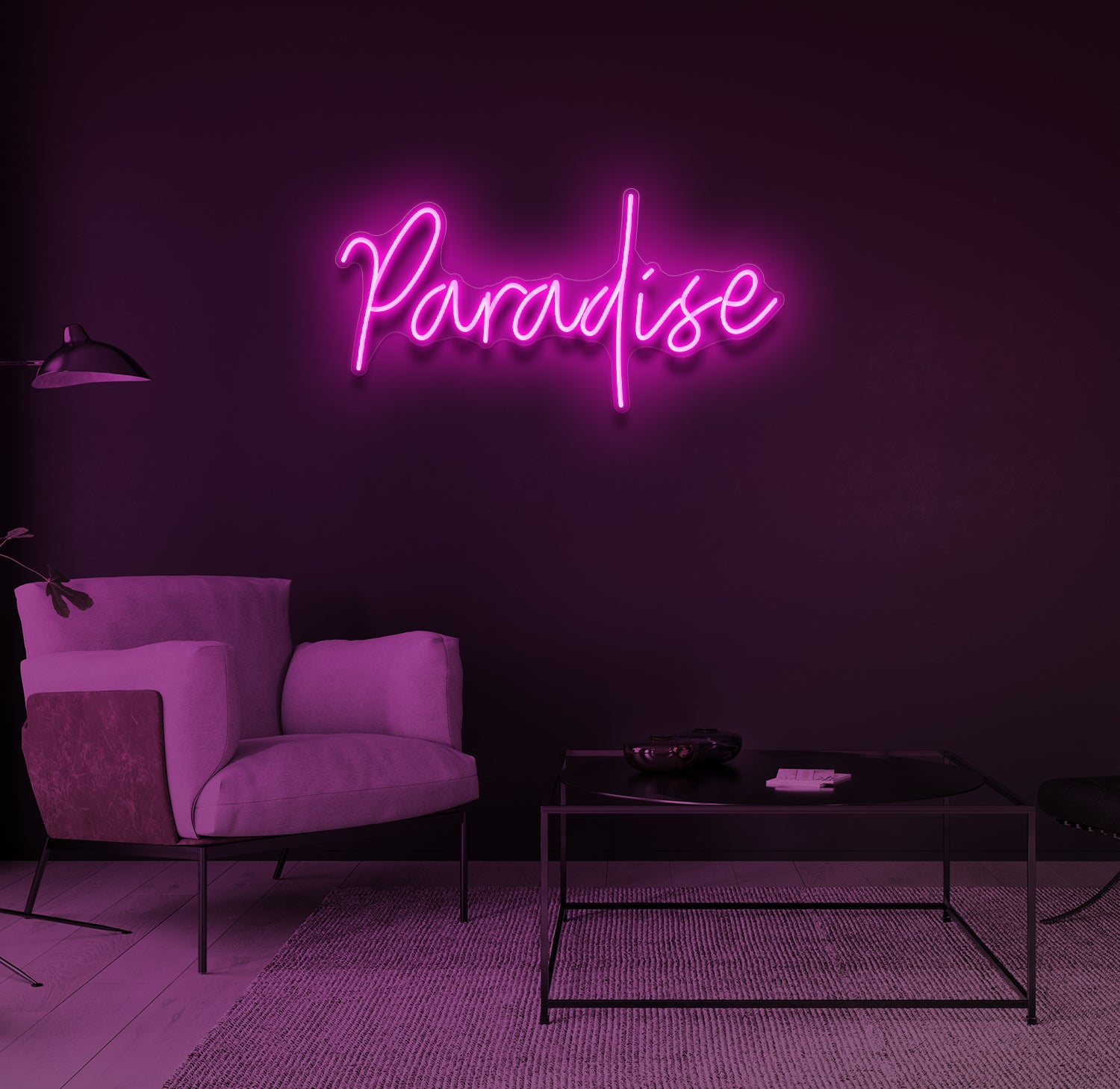 "Paradise" LED neonskilt