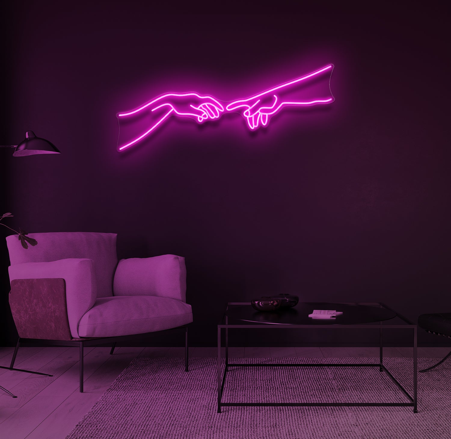 "Two Hands" LED neonskilt