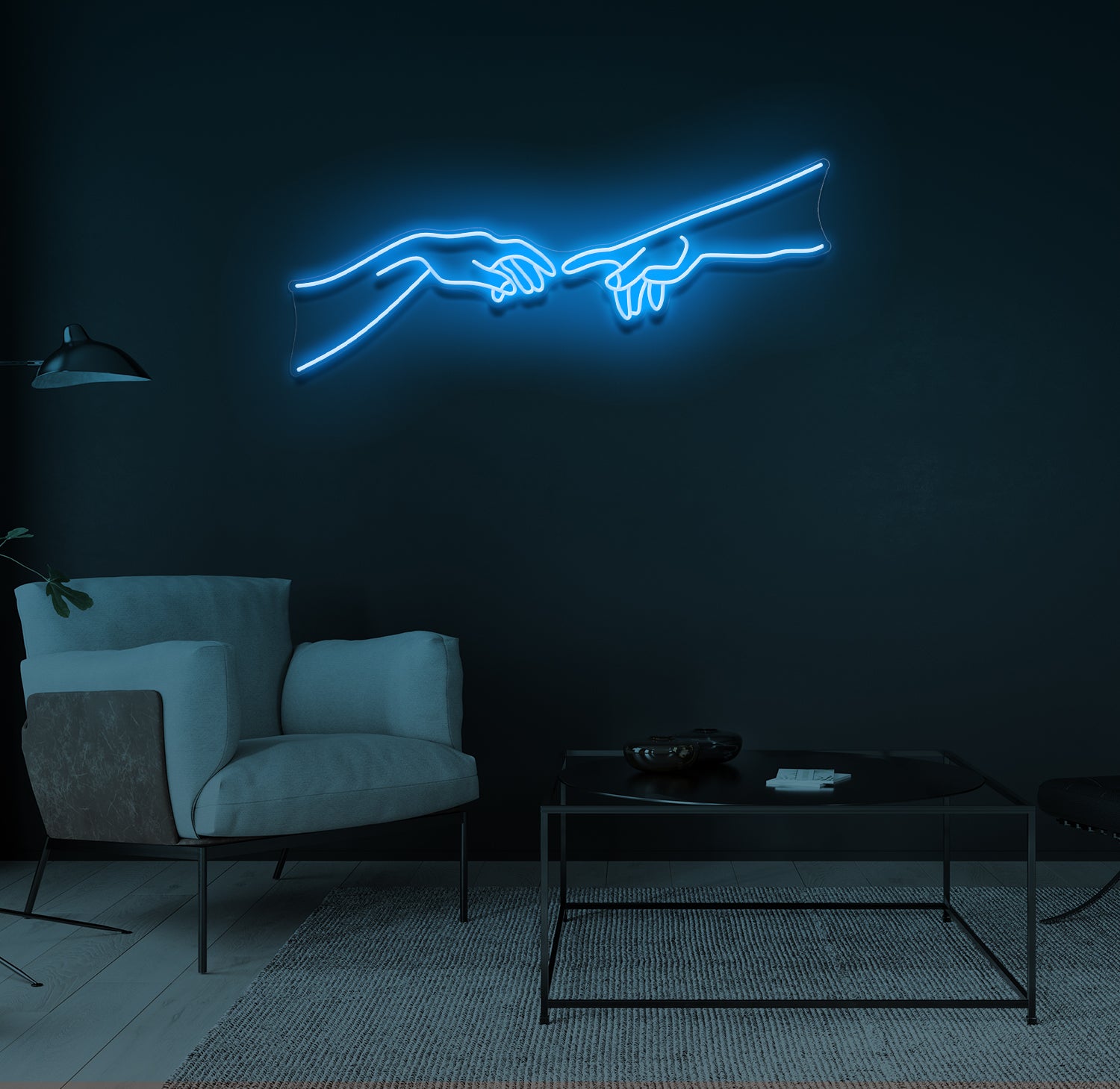 "Two Hands" LED neonskilt