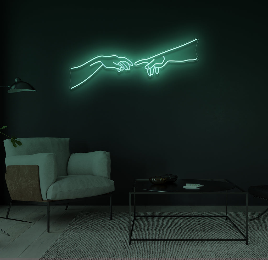 "Two Hands" LED neonskilt
