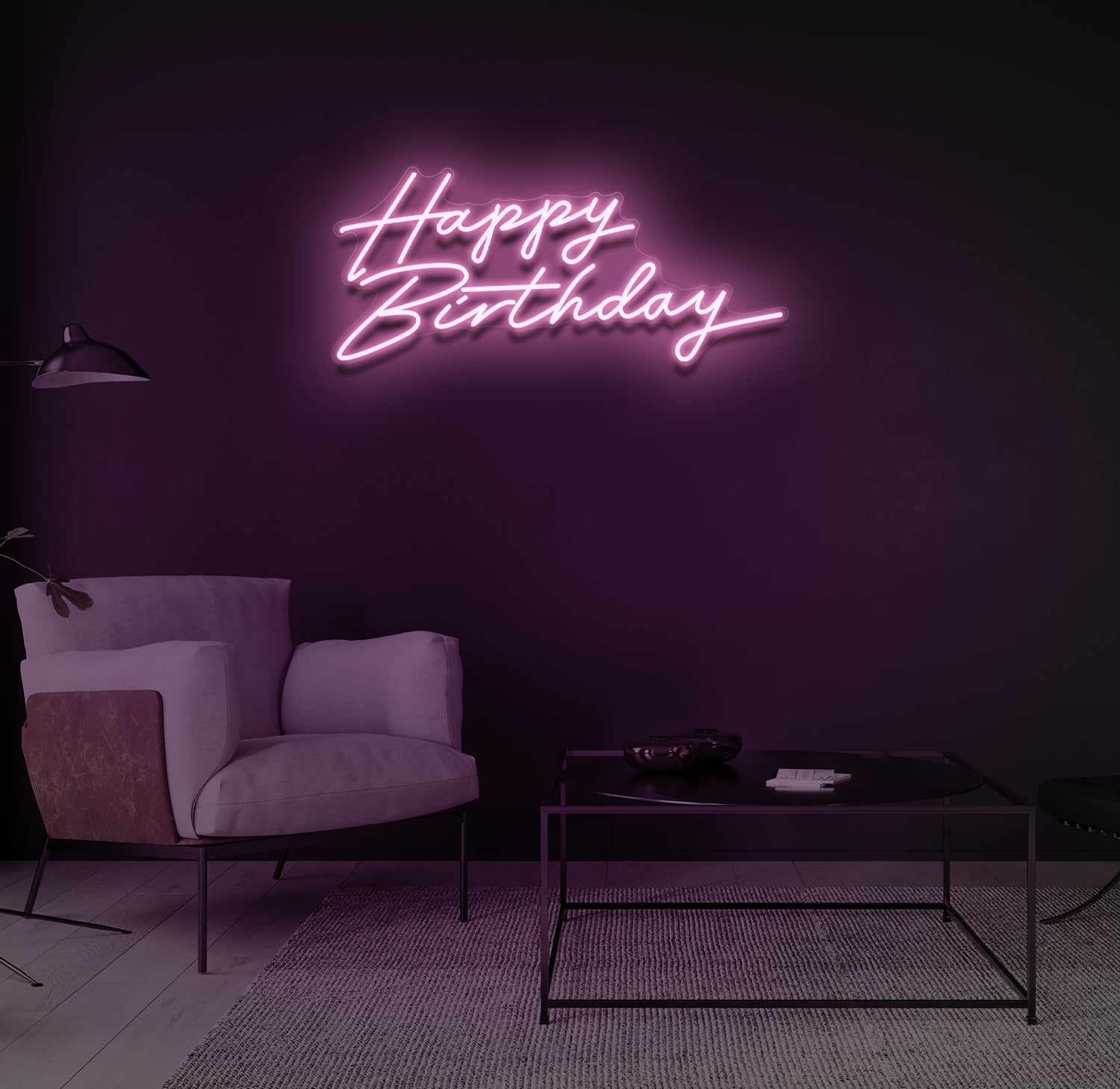 "Happy Birthday" LED neonskilt