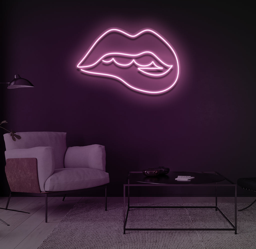 "Lips" LED neonskilt