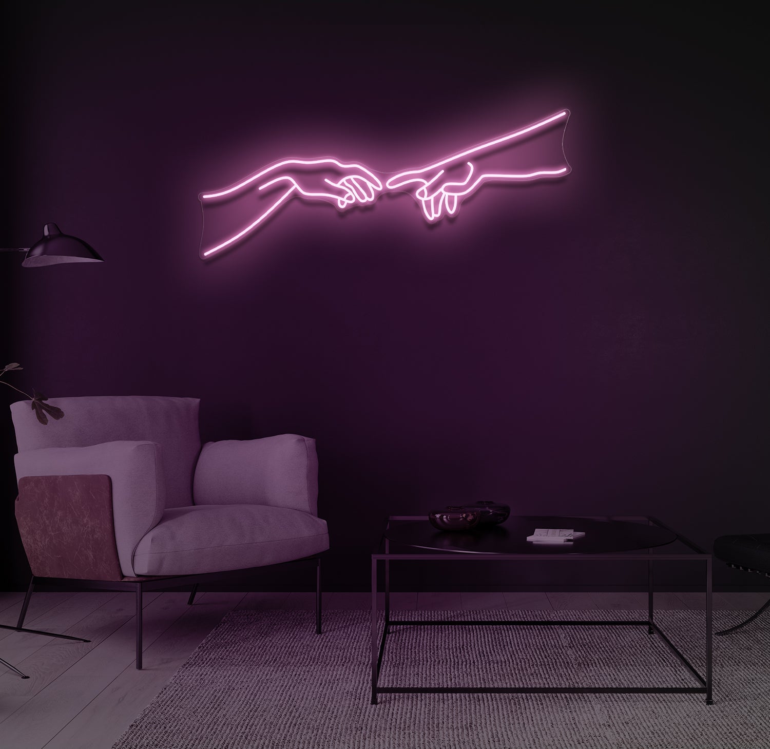 "Two Hands" LED neonskilt