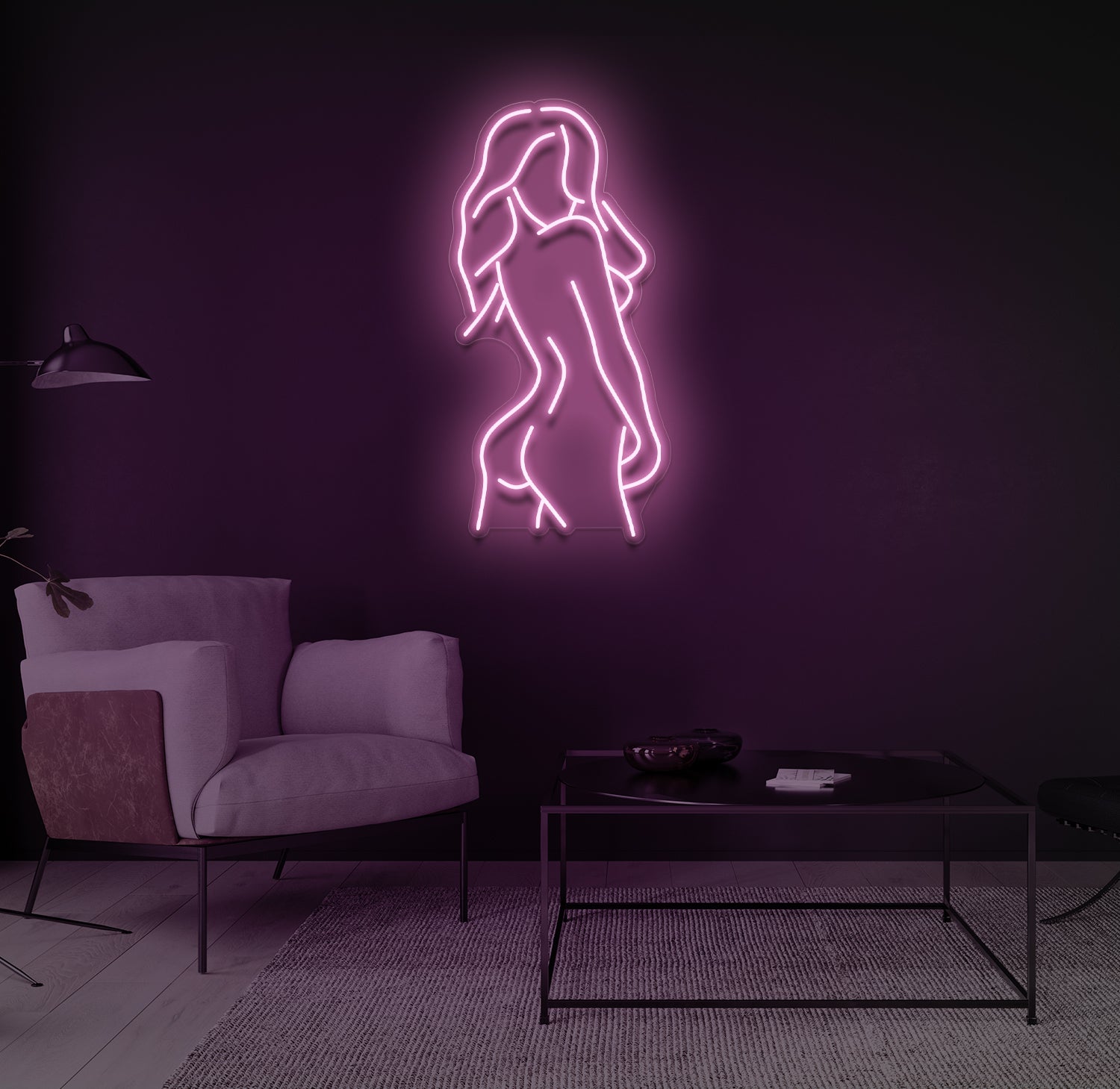 "Lady" LED neonskilt
