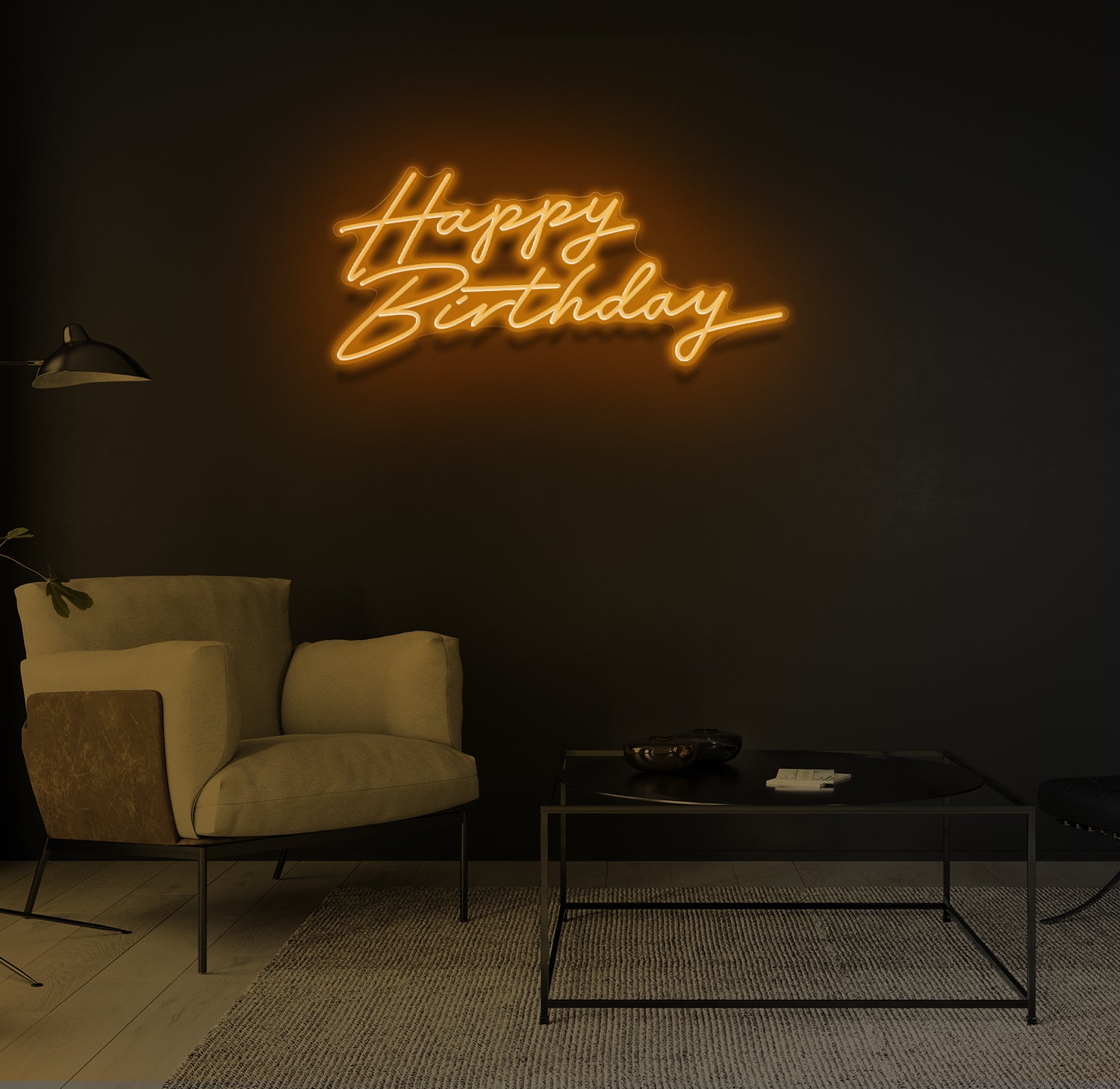 "Happy Birthday" LED neonskilt