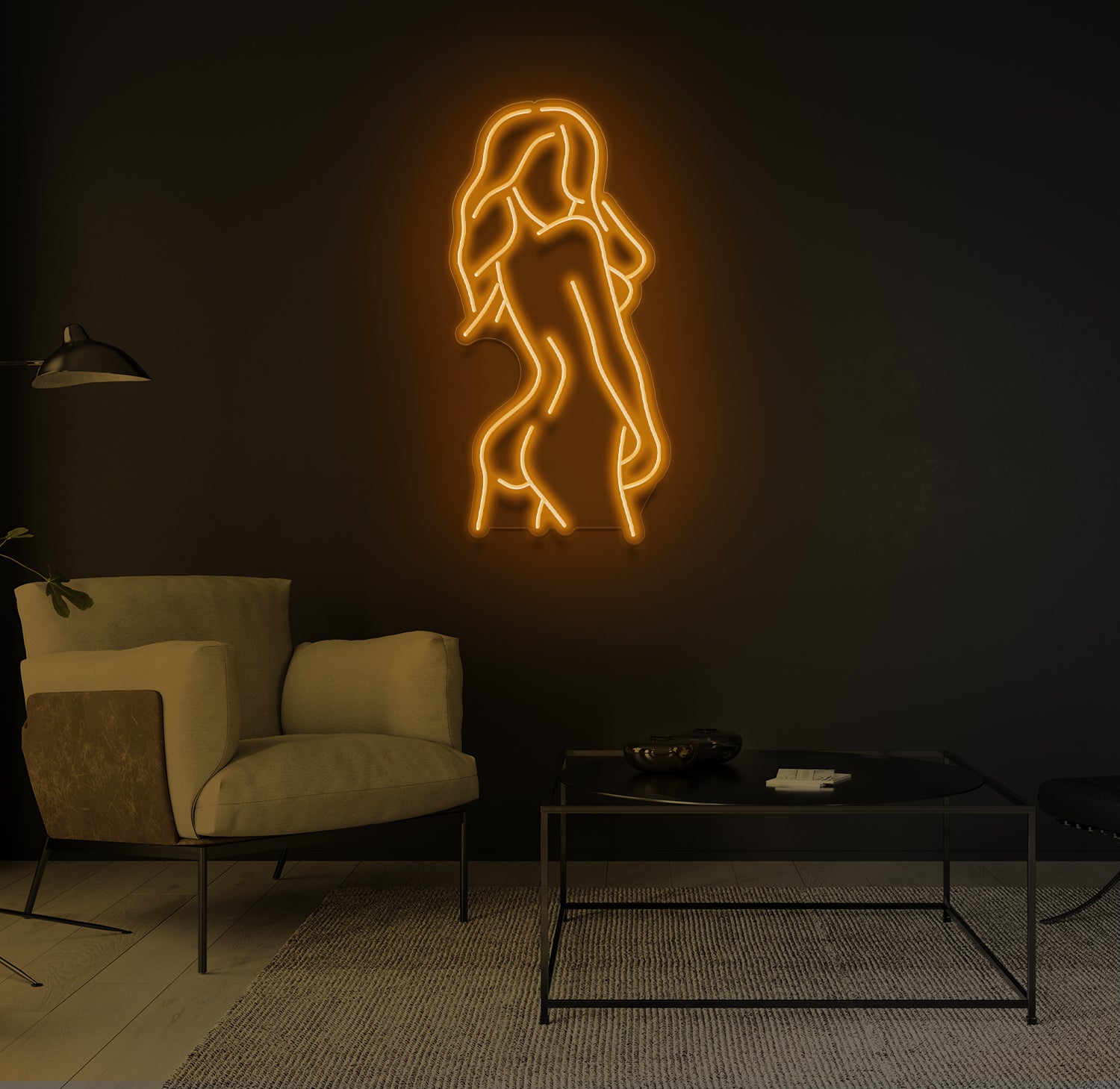 "Lady" LED neonskilt