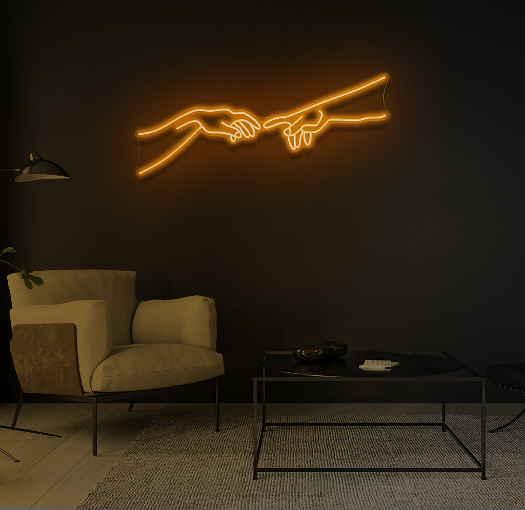 "Two Hands" LED neonskilt