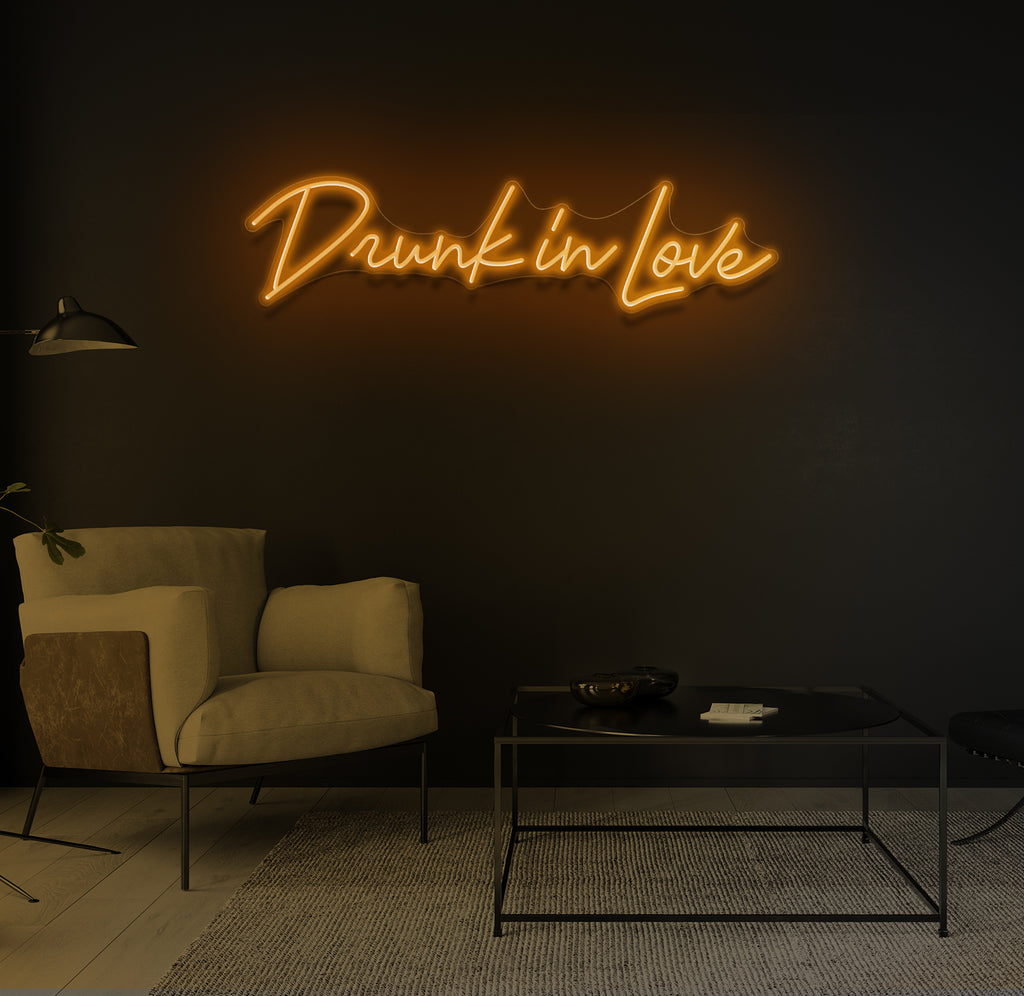 "Drunk in Love" LED neonskilt