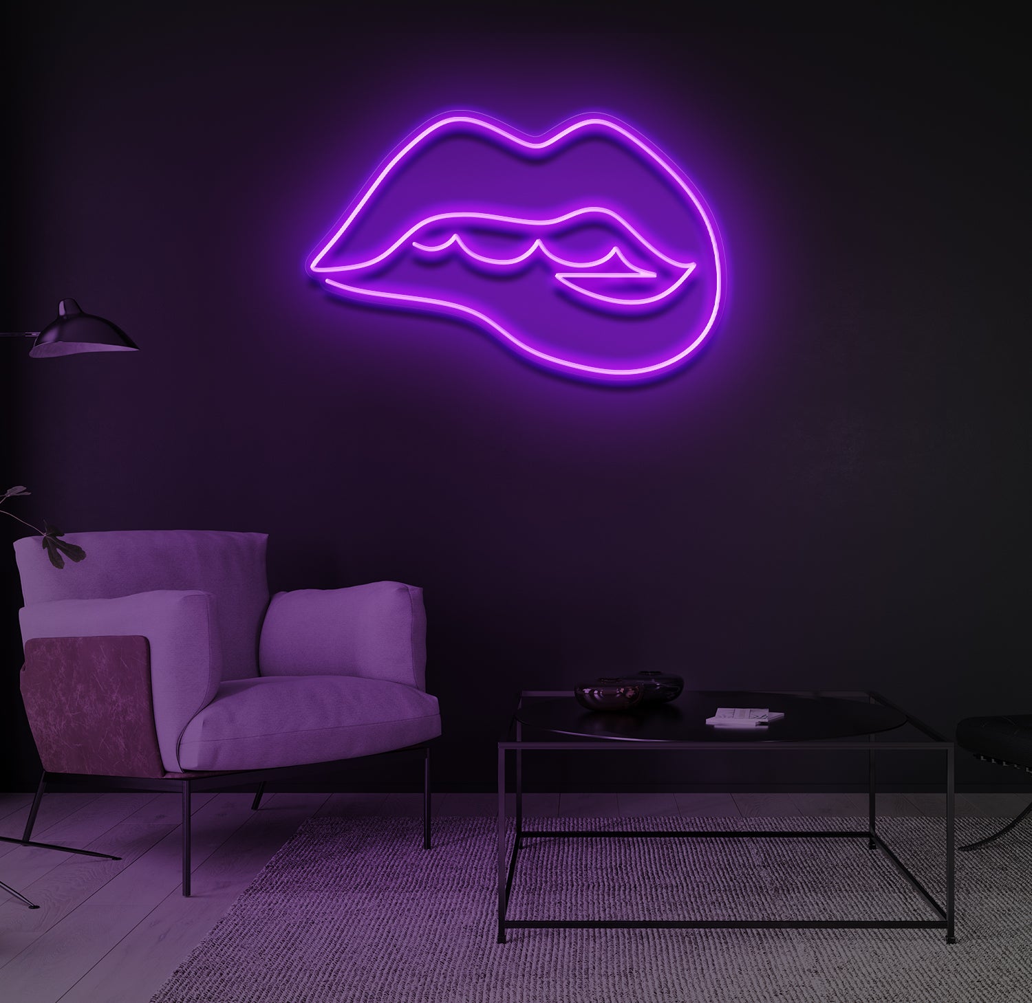 "Lips" LED neonskilt