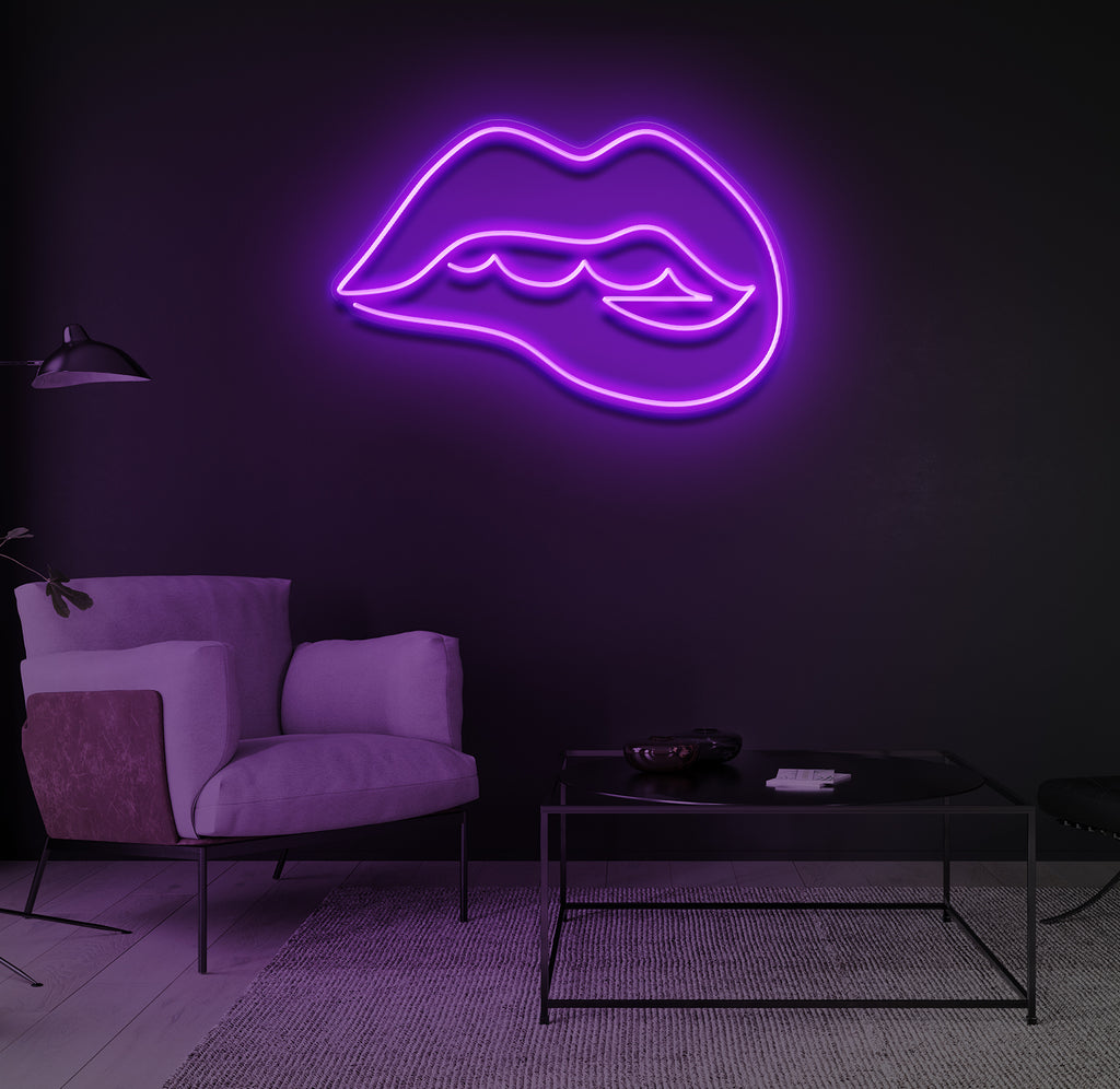 "Lips" LED neonskilt