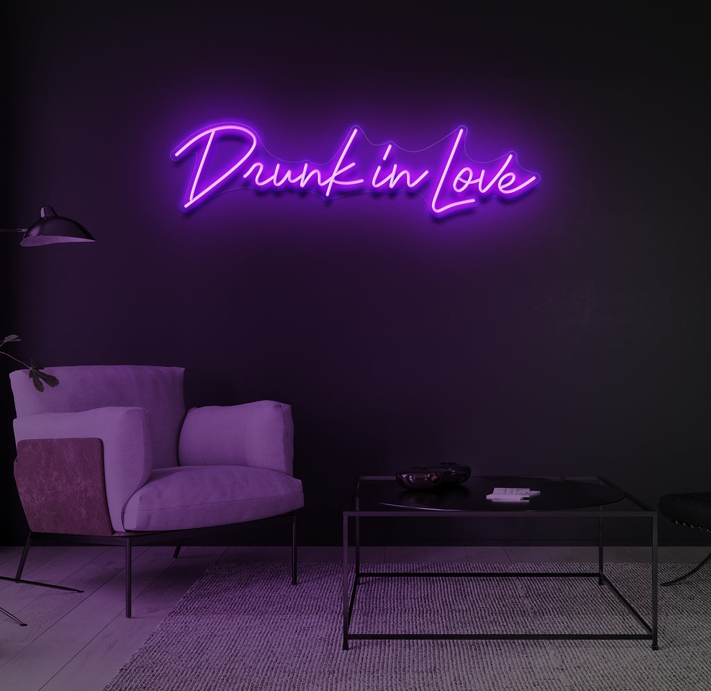 "Drunk in Love" LED neonskilt