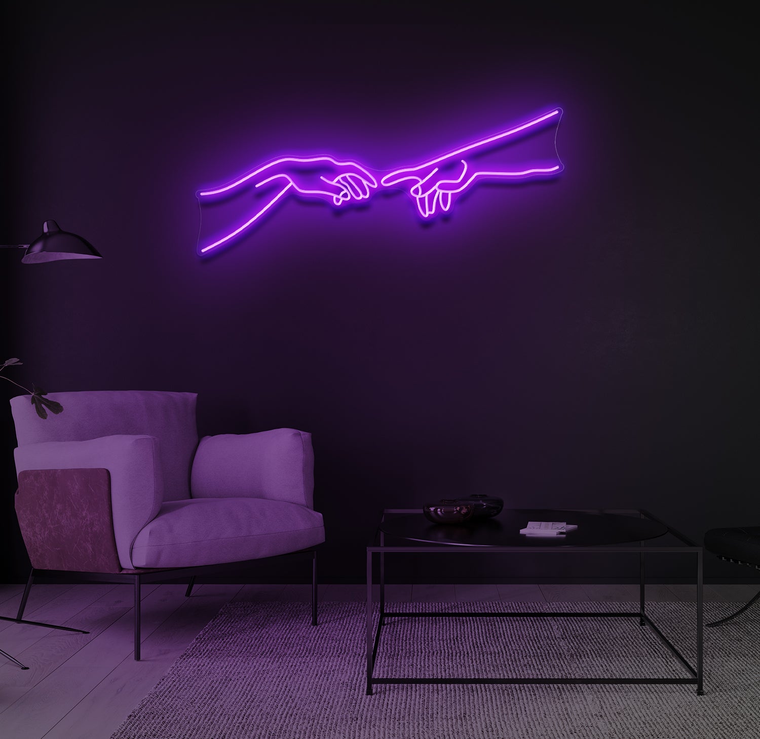 "Two Hands" LED neonskilt