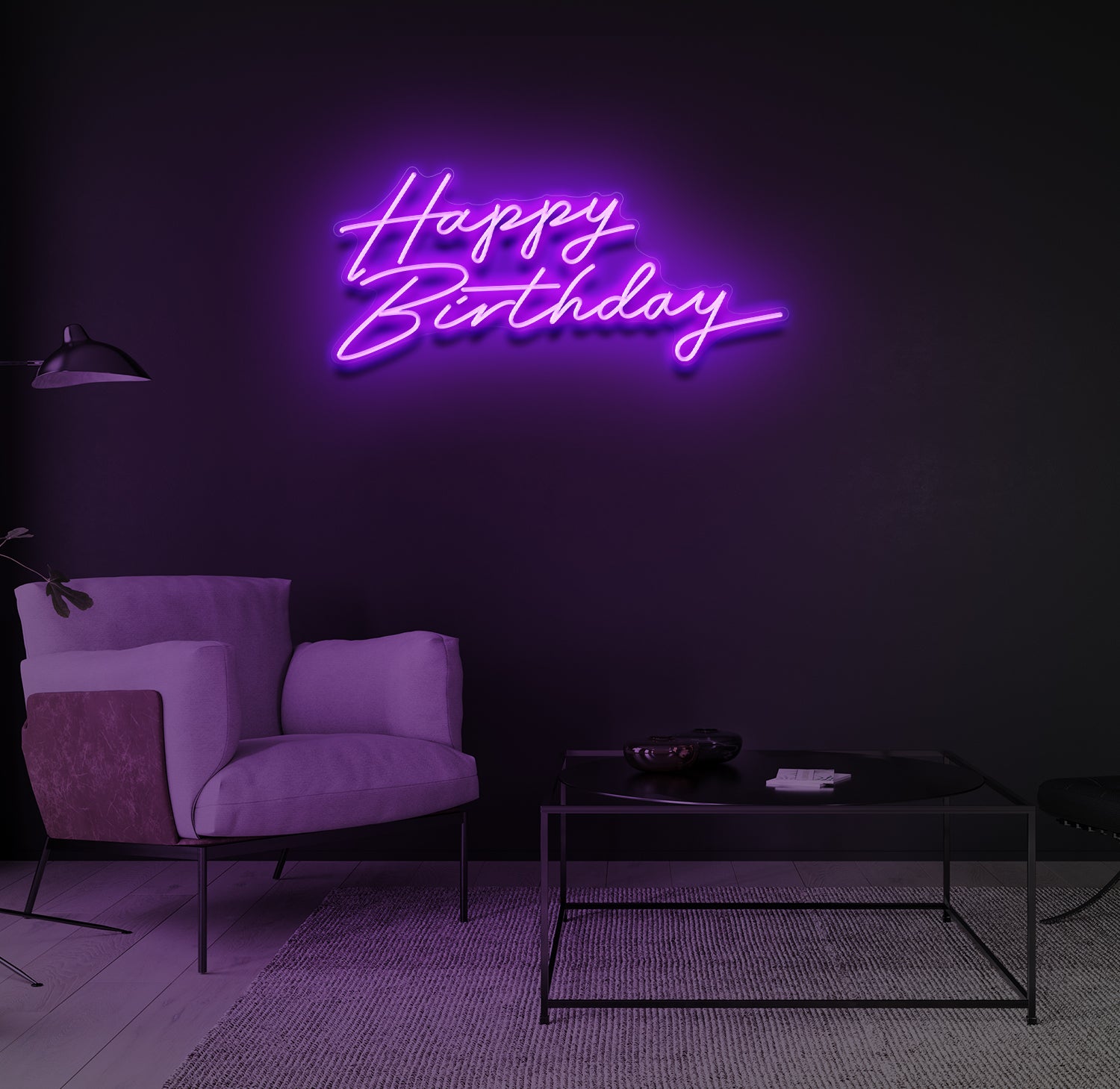 "Happy Birthday" LED neonskilt