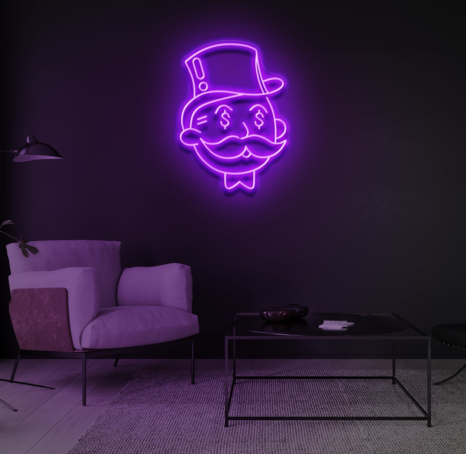 "Money Man" LED neonskilt