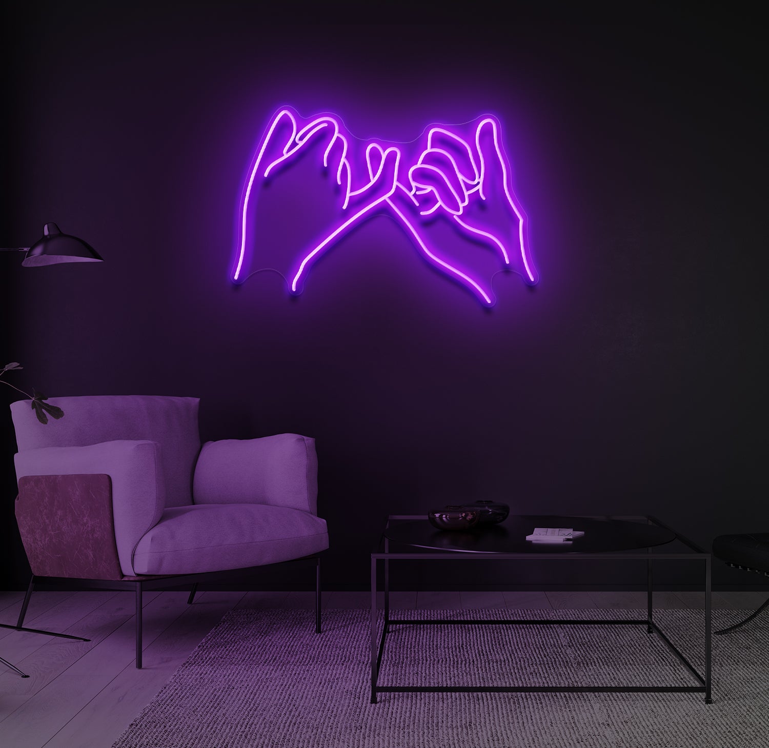 "Pinky Promise" LED neonskilt