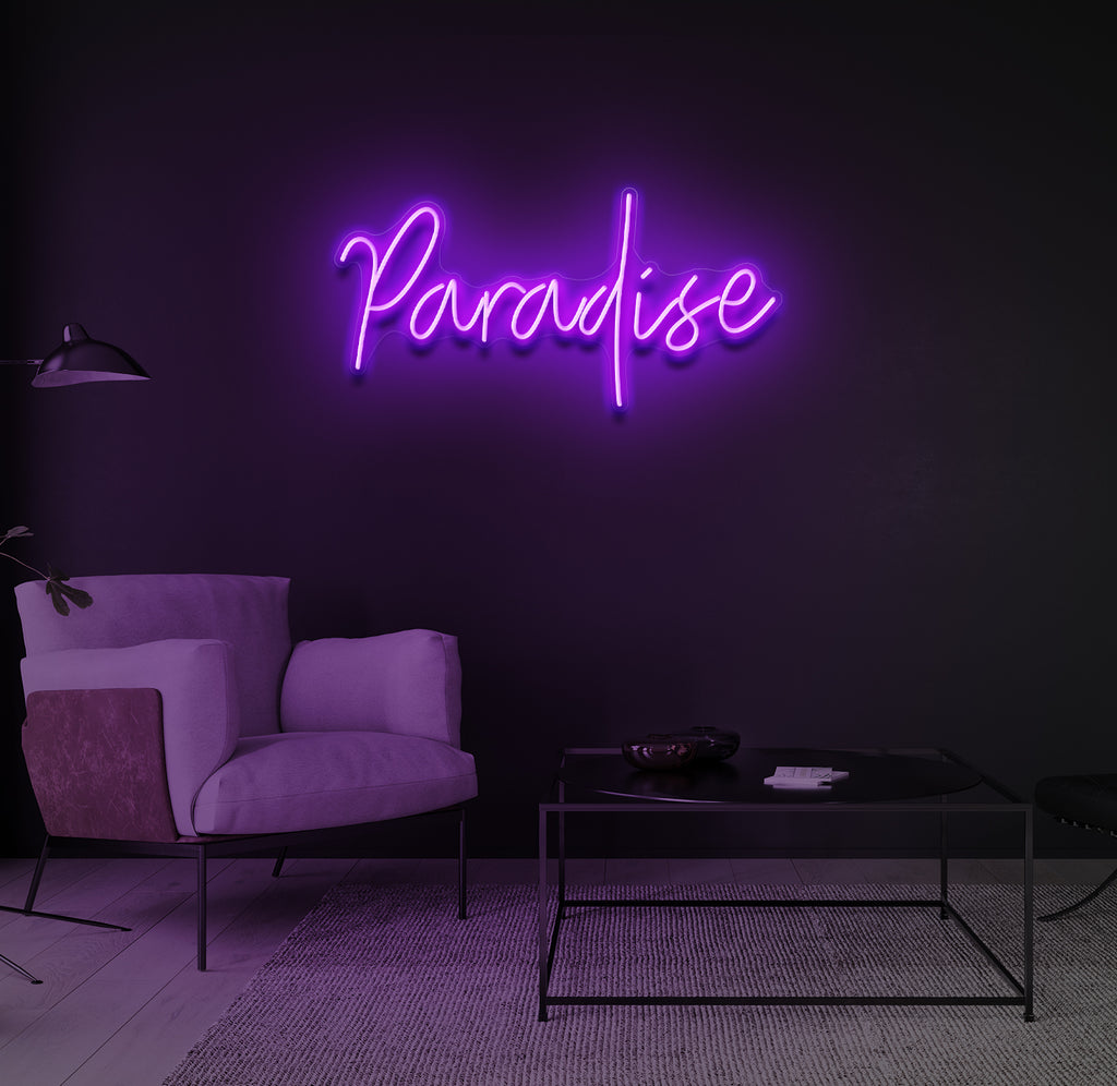 "Paradise" LED neonskilt