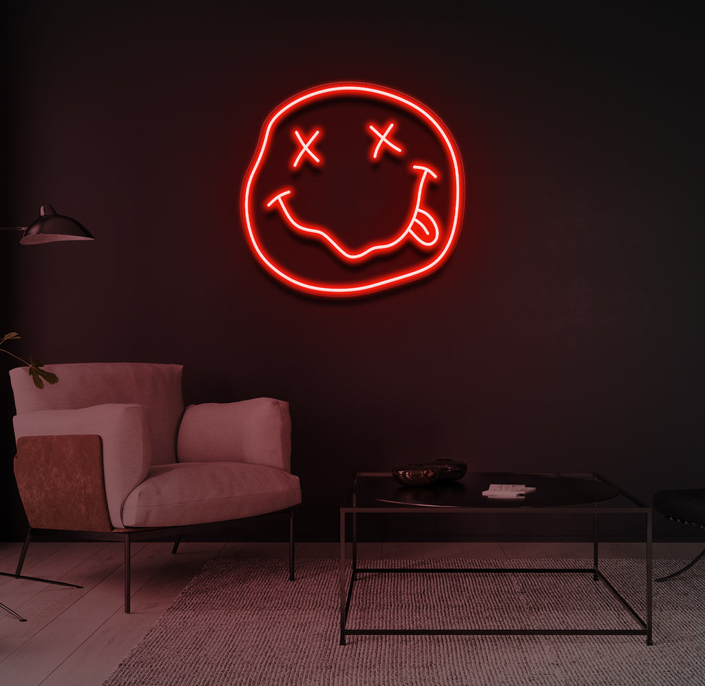 "High Smiley" LED neonskilt