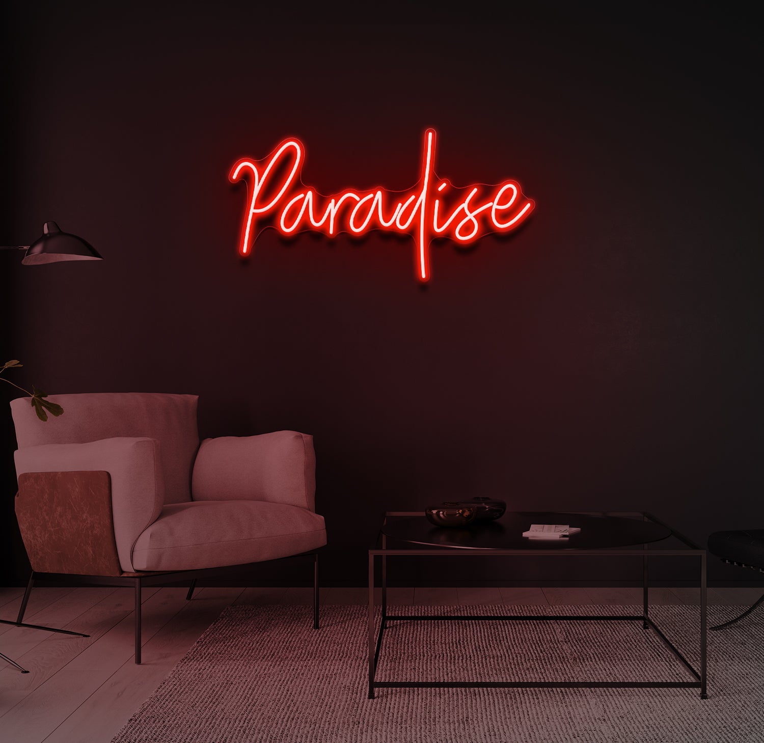 "Paradise" LED neonskilt
