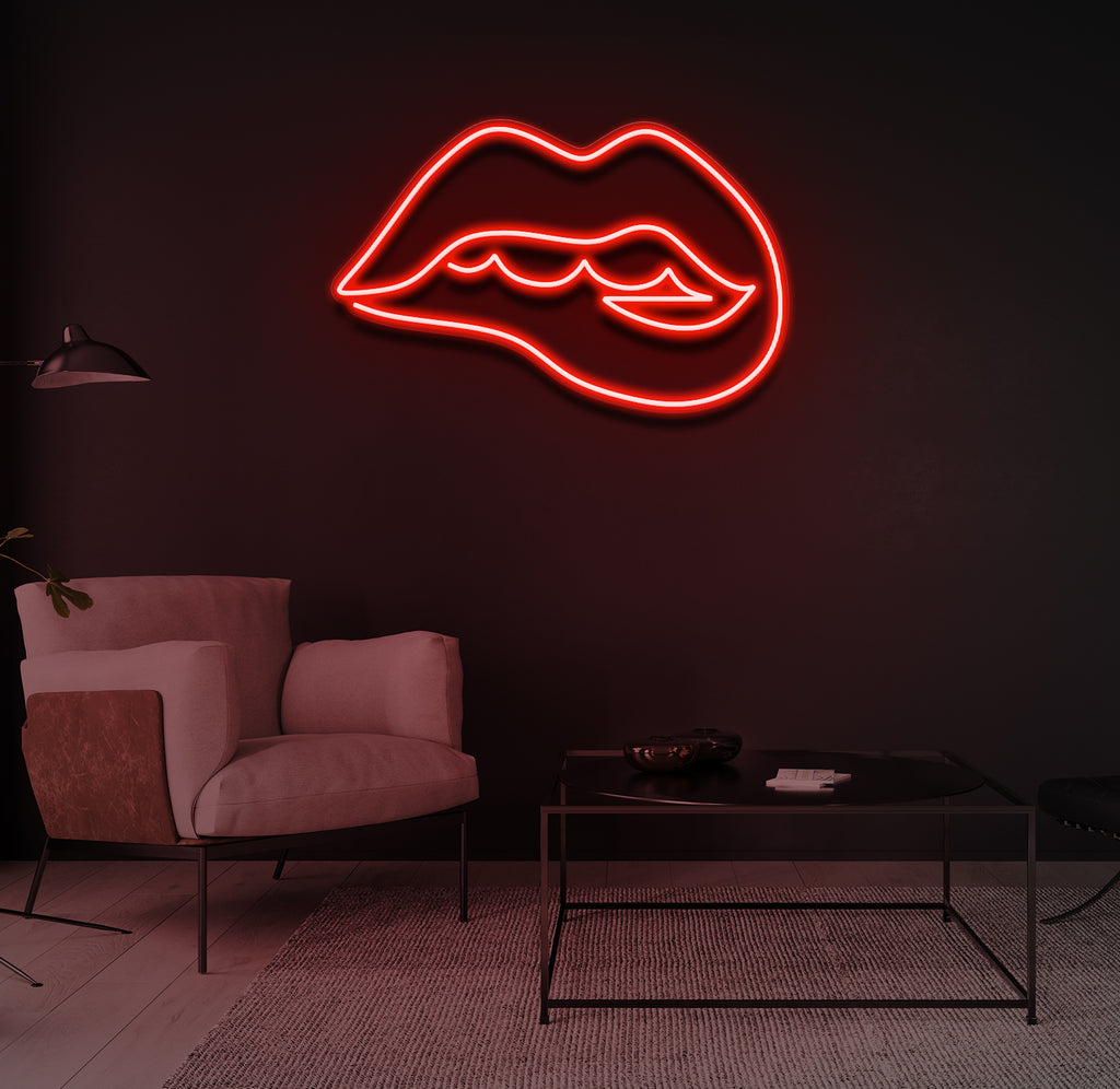 "Lips" LED neonskilt
