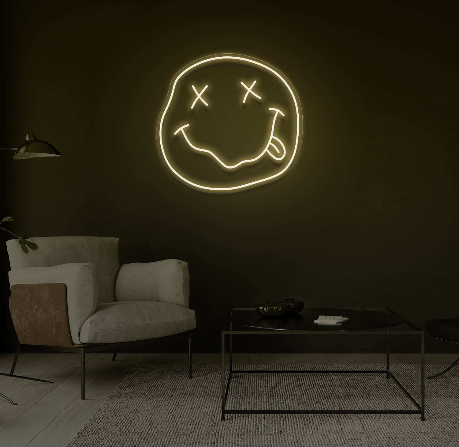 "High Smiley" LED neonskilt