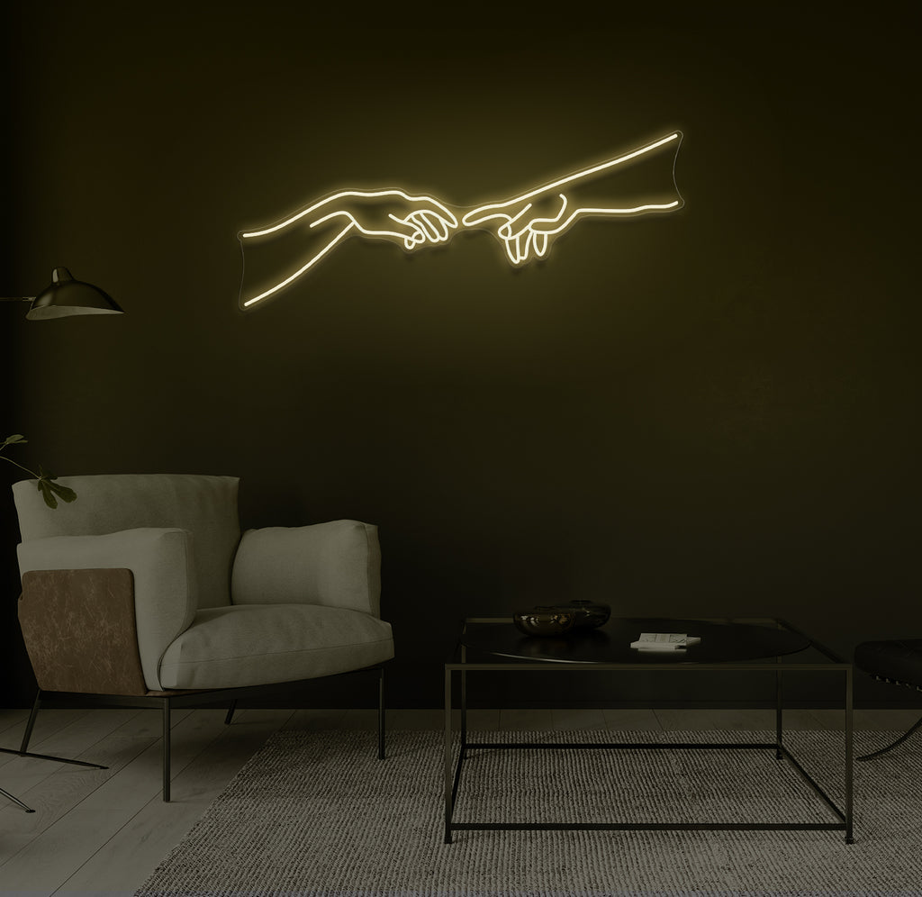 "Two Hands" LED neonskilt