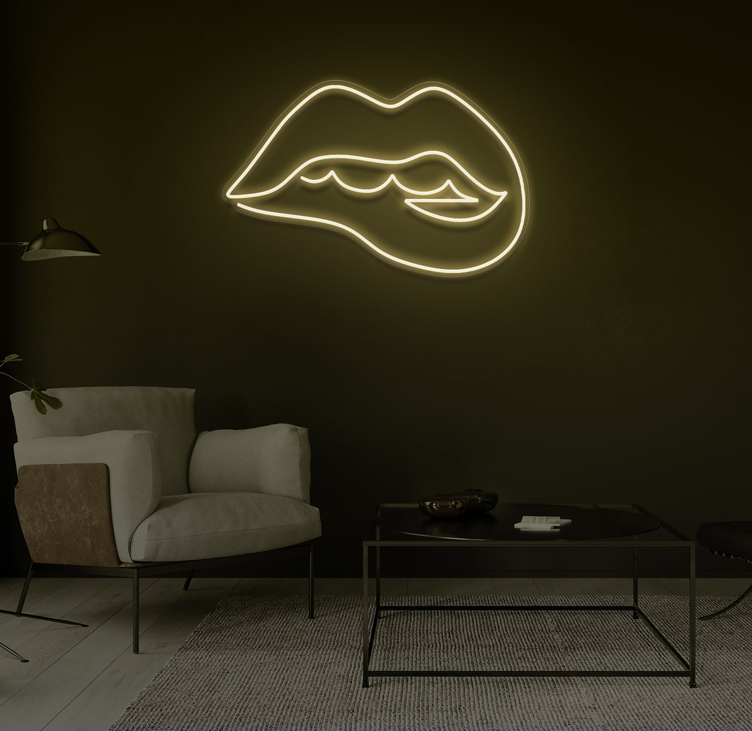"Lips" LED neonskilt