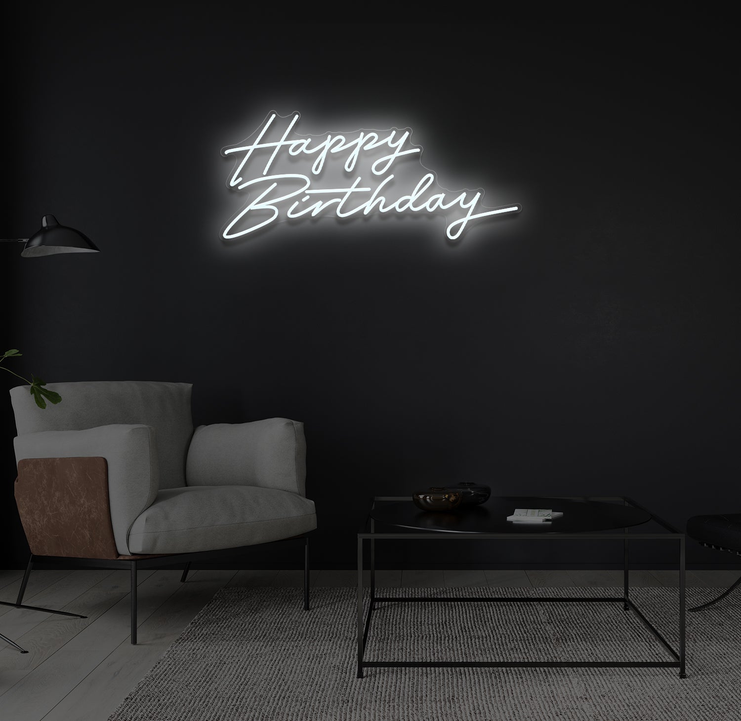 "Happy Birthday" LED neonskilt