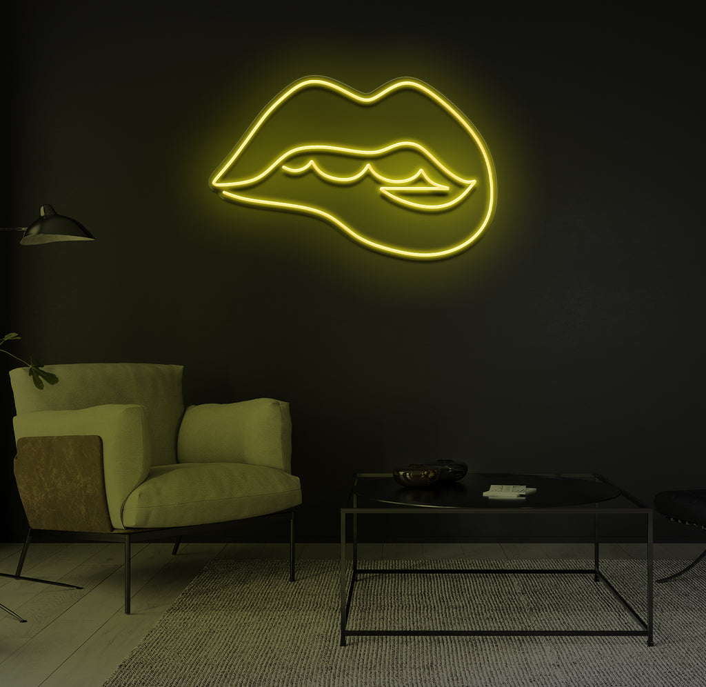 "Lips" LED neonskilt