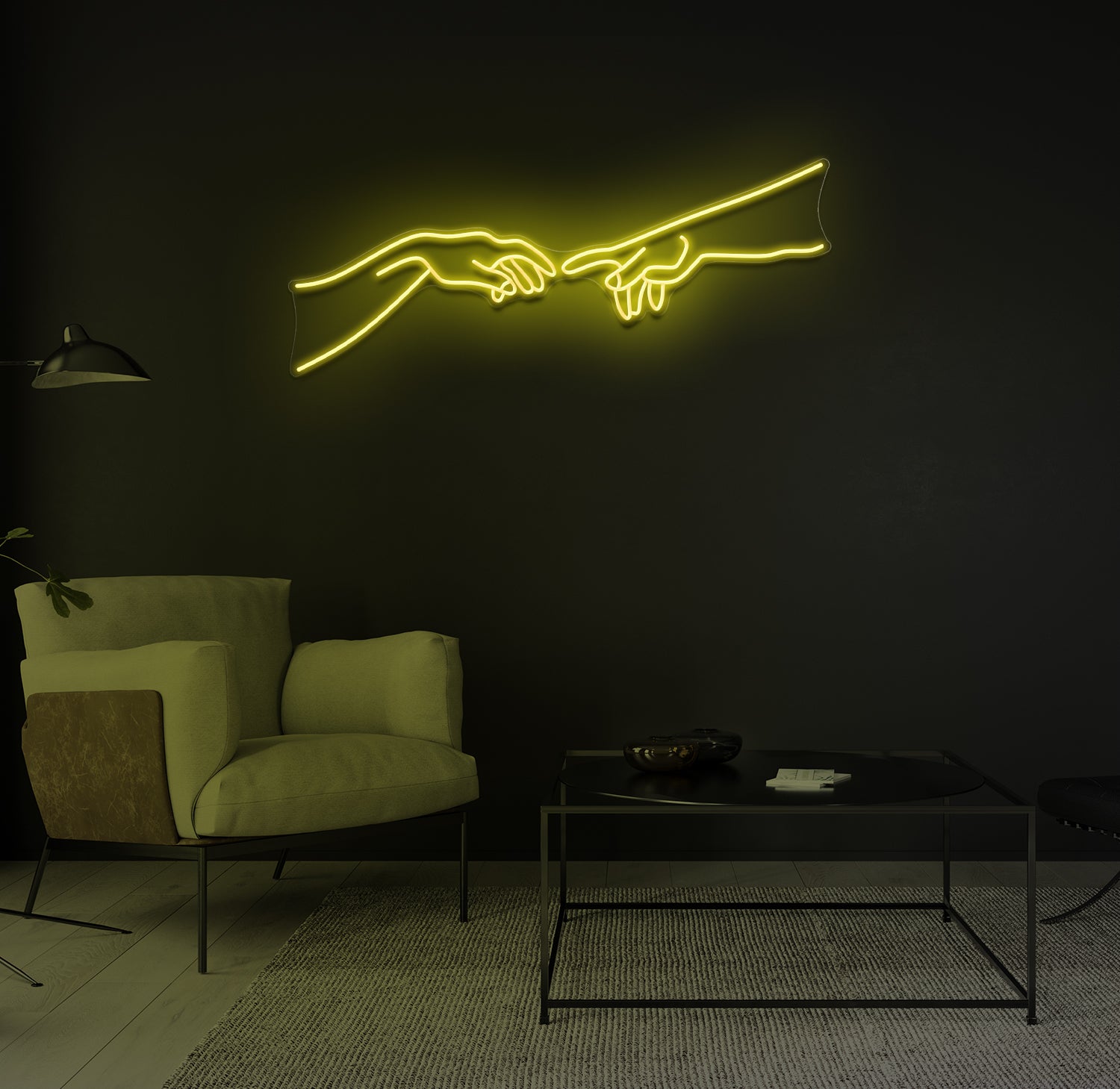 "Two Hands" LED neonskilt