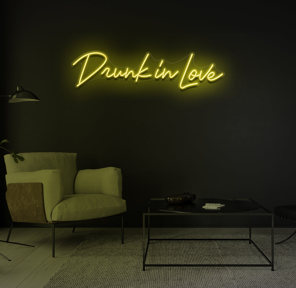 "Drunk in Love" LED neonskilt